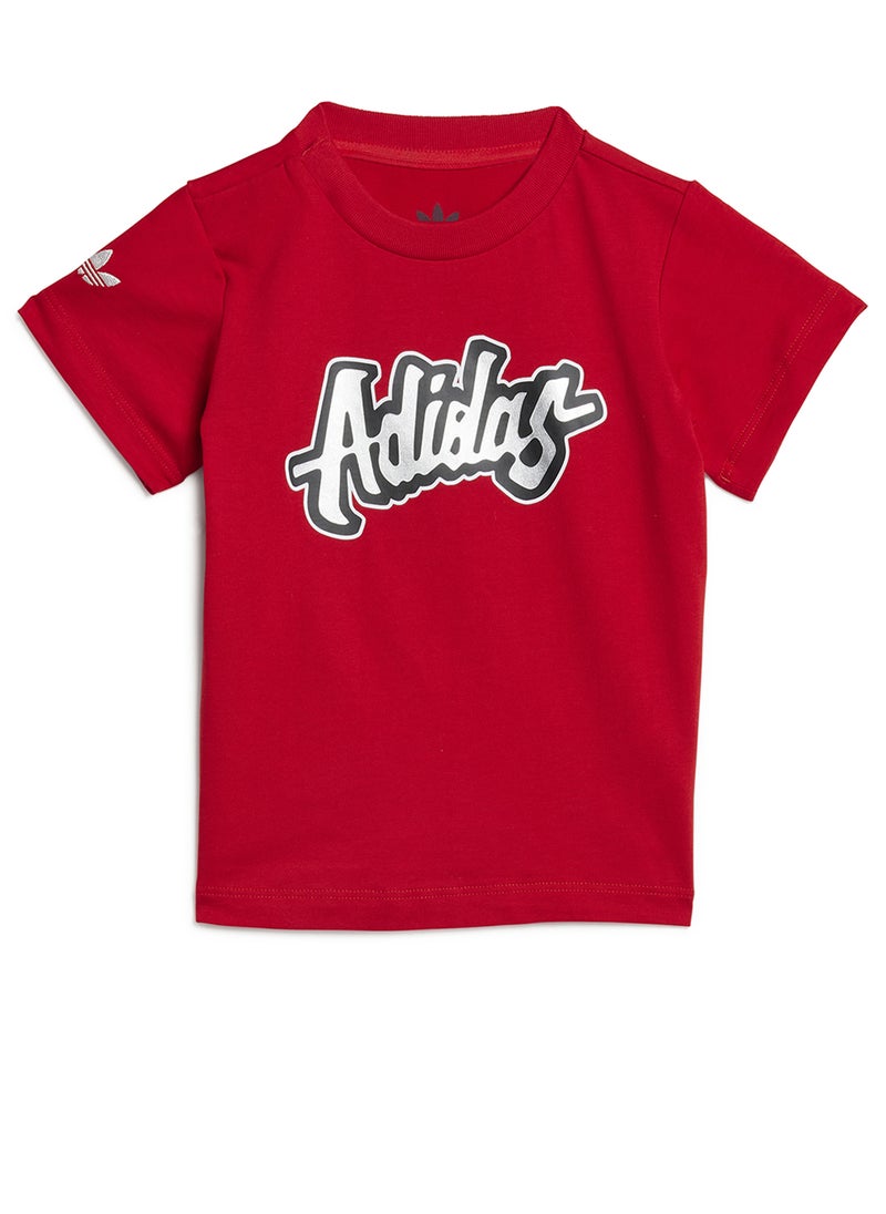 adidas Originals Infant Shorts And T-Shirt Set  - Image 2