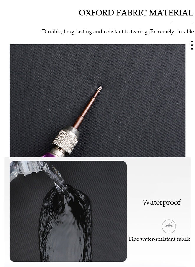 DUNISO 15.6 Inch Laptop Shoulder Bag for Men and Women,Laptop Briefcase with Shoulder Straps and Handle,  Water Proof Shoulder Messenger Bag with Adjustable and Removable Shoulder Strap, Travel Briefcase with Zipper, Portable Handbag for Office Travel Daily Use - Image 3