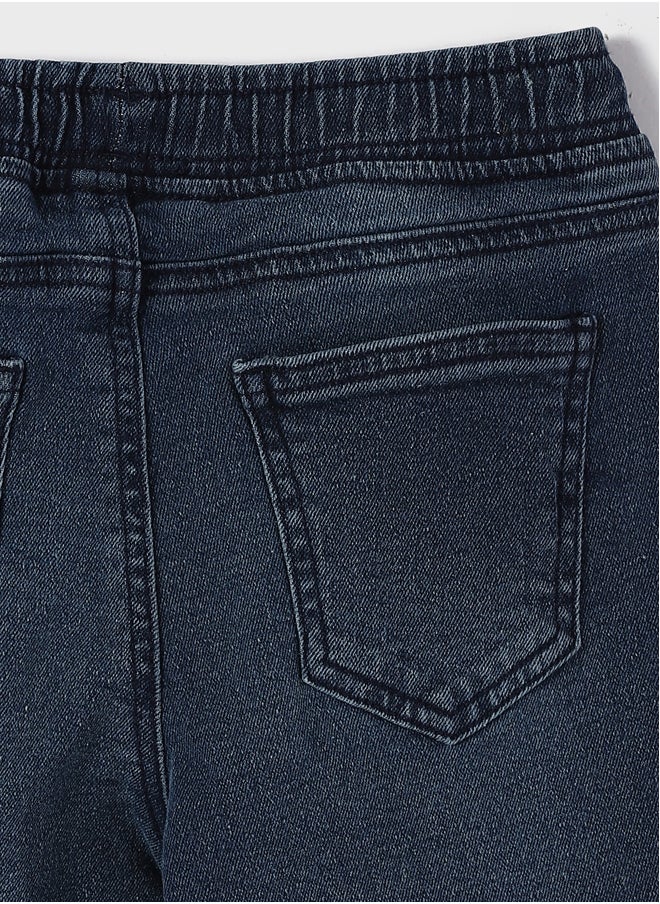 LC WAIKIKI - Relaxed Fit Elastic Waist Boy's Jean Jogger Pants - Image 1