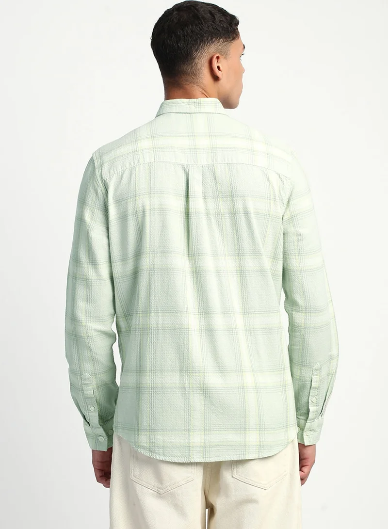 THE BEAR HOUSE Cotton Shirt for Men | Slim Fit, Long Sleeve, Casual & Formal Wear | Soft, Breathable Fabric for Office, Everyday, & All-Season Use in Classic & Trendy