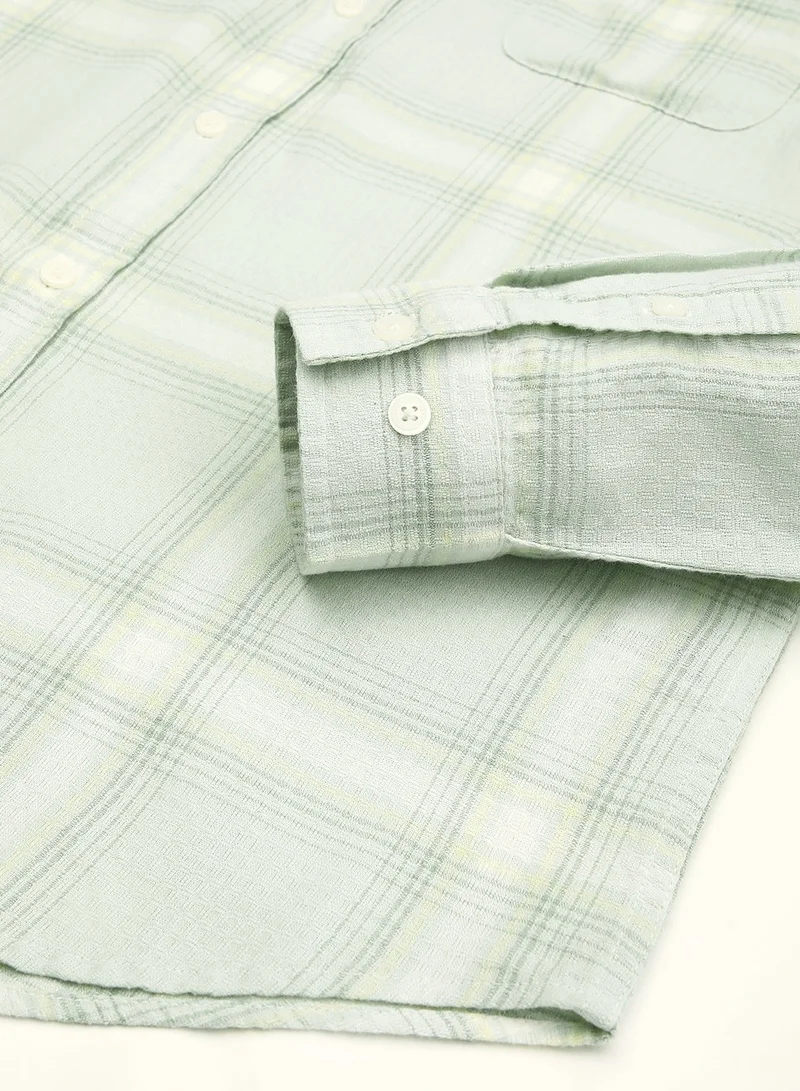 THE BEAR HOUSE Cotton Shirt for Men | Slim Fit, Long Sleeve, Casual & Formal Wear | Soft, Breathable Fabric for Office, Everyday, & All-Season Use in Classic & Trendy