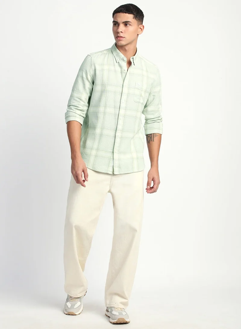 THE BEAR HOUSE Cotton Shirt for Men | Slim Fit, Long Sleeve, Casual & Formal Wear | Soft, Breathable Fabric for Office, Everyday, & All-Season Use in Classic & Trendy