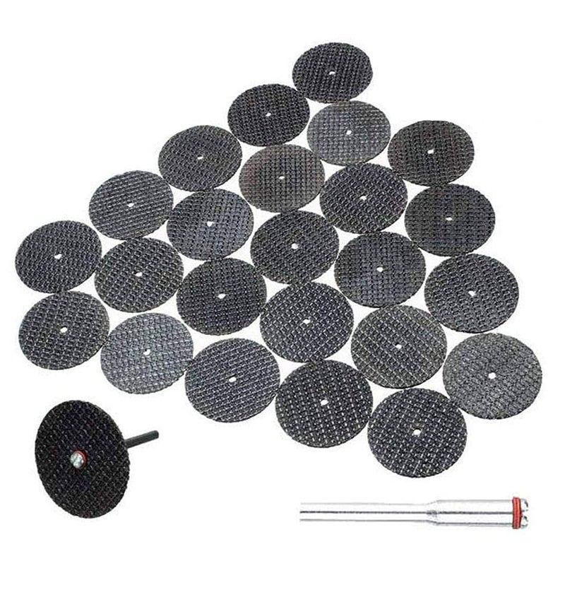 DIY Crafts CTDIYHI23384 Abrasive 32mm Metal Cutting Disc Grinder Rotary Tool Kit Resin Circular Saw Blade Wheel Cutting Sanding - Image 1