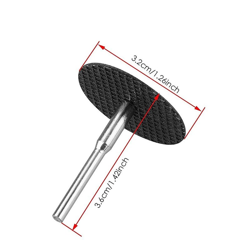 DIY Crafts CTDIYHI23384 Abrasive 32mm Metal Cutting Disc Grinder Rotary Tool Kit Resin Circular Saw Blade Wheel Cutting Sanding - Image 4