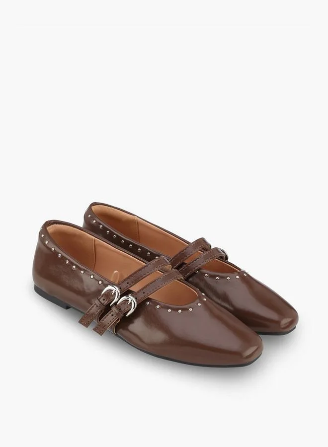 سيليست Women Embellished Double Strap Mary Jane Shoes