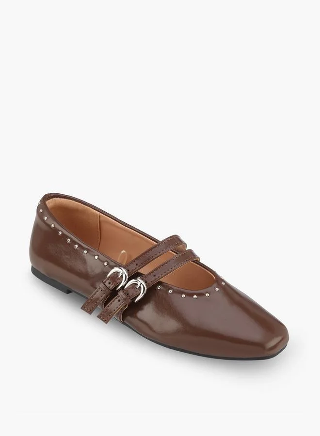 سيليست Women Embellished Double Strap Mary Jane Shoes