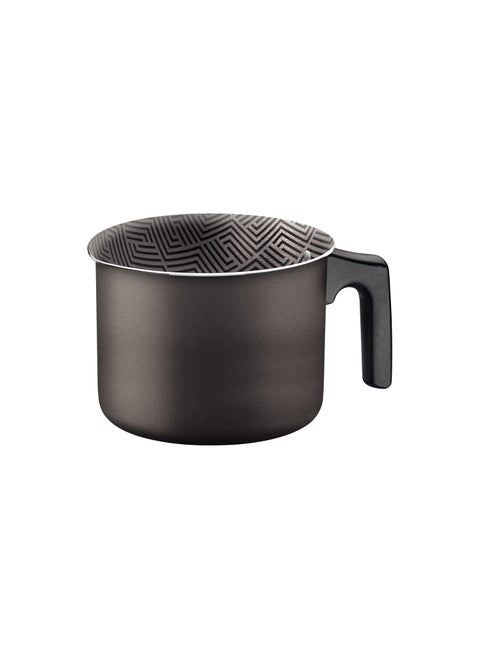 Since 1911,Made in Brazil- Paris Texture 10cm 0.8L Graphite Aluminum Multipurpose Boiler with Interior and Exterior Starflon Max Lead PFOA Free Nonstick Coating