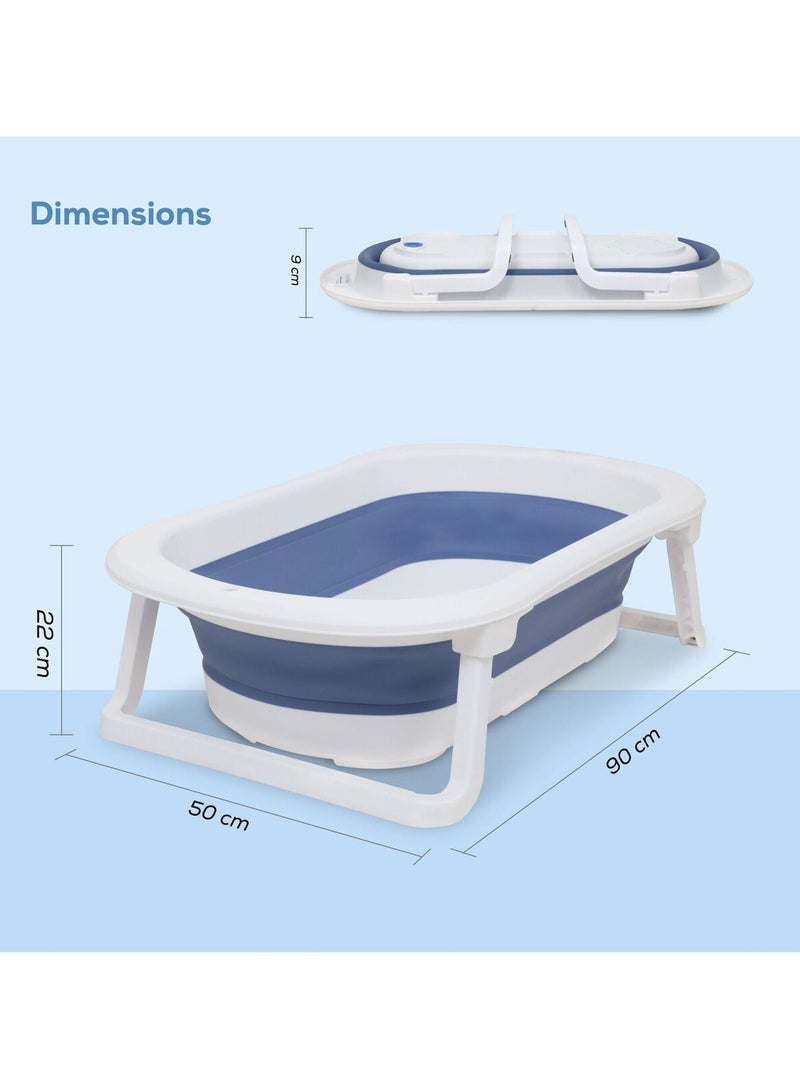 Nurtur Collapsible Baby Bathtub  Mini swimming pool bather for babywith Non slip design Blue - Image 4