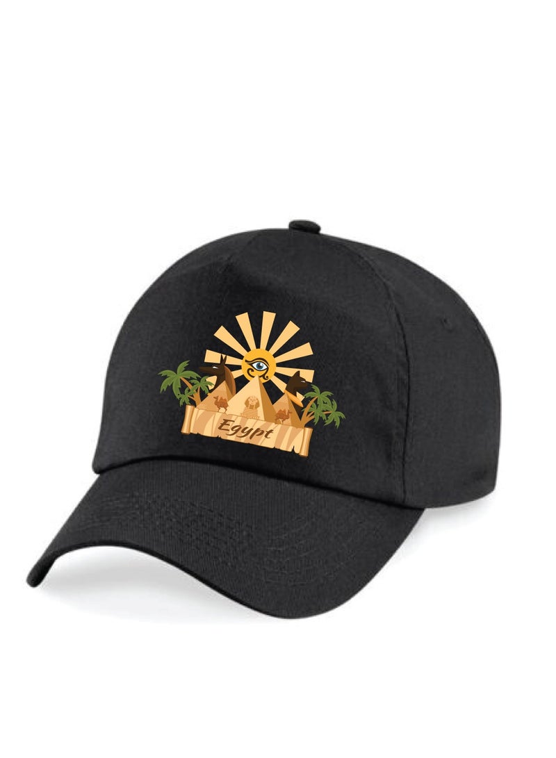PRINTSHOP4ME Egypt National Day Gift Set for Boys - T-Shirt - Cap - Badge and Flag Set - Celebrate Egypt National Day with this Kids Combo Pack in Style  - Image 4