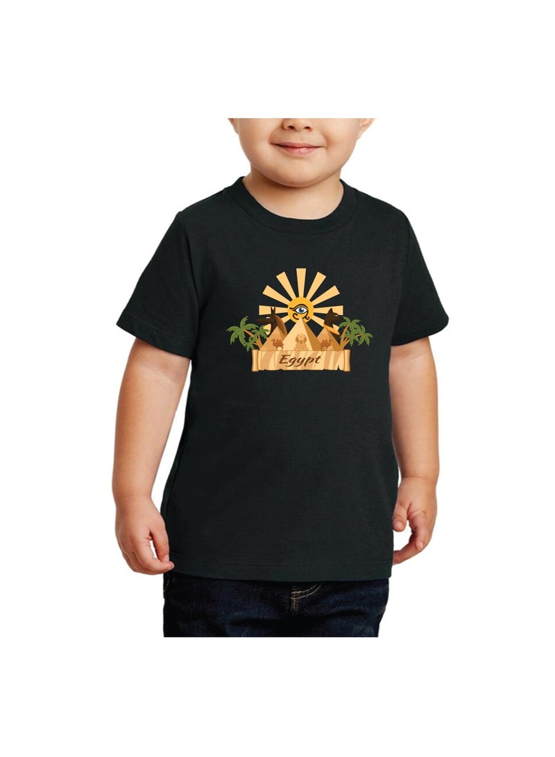 PRINTSHOP4ME Egypt National Day Gift Set for Boys - T-Shirt - Cap - Badge and Flag Set - Celebrate Egypt National Day with this Kids Combo Pack in Style  - Image 3