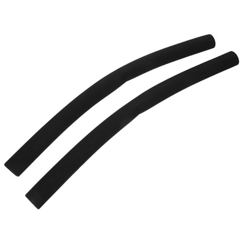 JECOMPRIS Toddler Stroller Handle Cover 2pcs Infant Pushchair Handlebar Sleeve Replacement Toddler Pram Bumper Handle Sponge for Armrest Handle Protector, 50.00X3.50X3.50CM, Black - Image 1