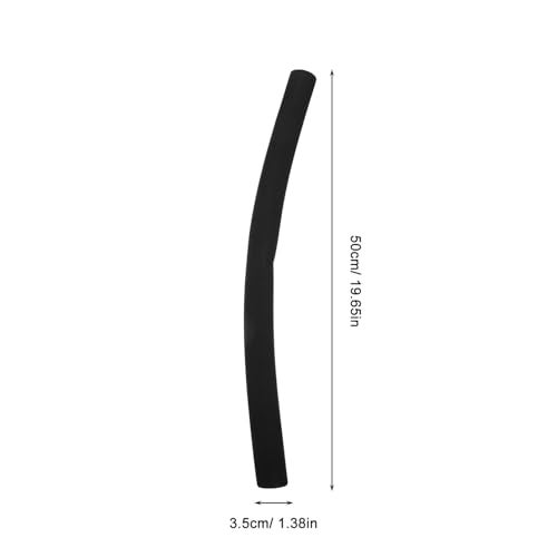 JECOMPRIS Toddler Stroller Handle Cover 2pcs Infant Pushchair Handlebar Sleeve Replacement Toddler Pram Bumper Handle Sponge for Armrest Handle Protector, 50.00X3.50X3.50CM, Black - Image 3
