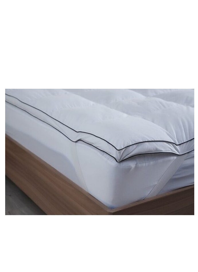 Pan Home - PAN Home Prime Comfort Down Alternative Gel Mattress Topper 120X200X4cm-White - Image 1