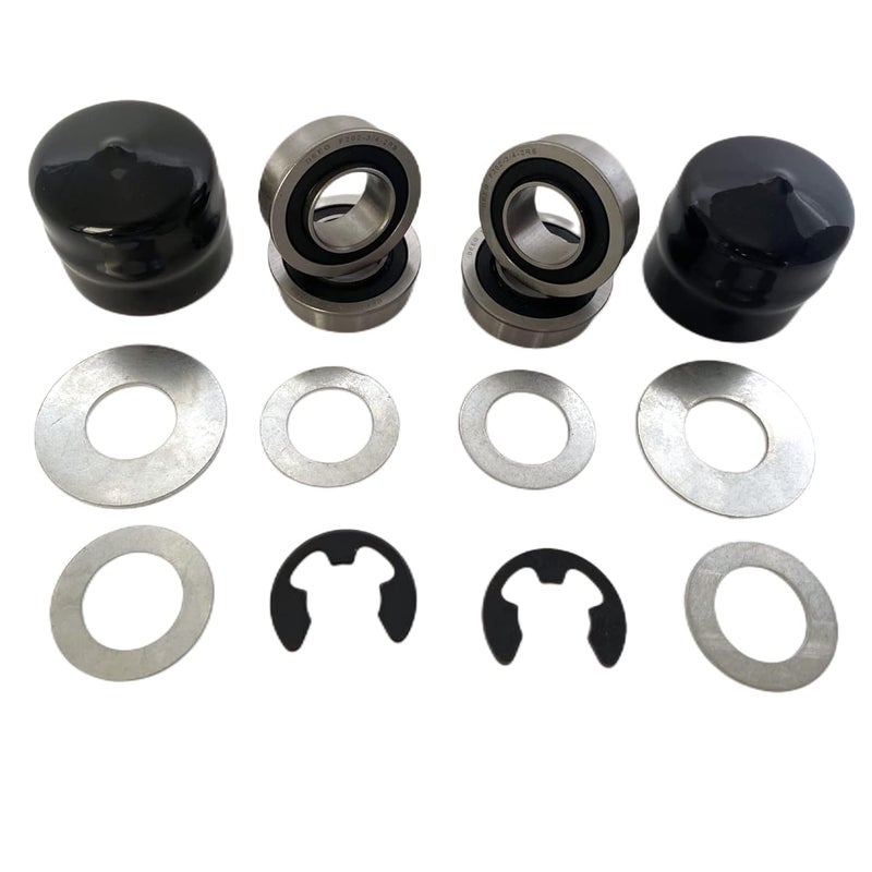 DEEG 4PCS 9040H Lawn Mower Front Wheel Bushing to Bearing Conversion Kit Replaces Craftsman,Husqvarna,Murray,Sears,AYP,Poulan,Toro 532009040 532124959 OEM Upgrade Riding Lawnmower Front Wheel Parts - Image 1