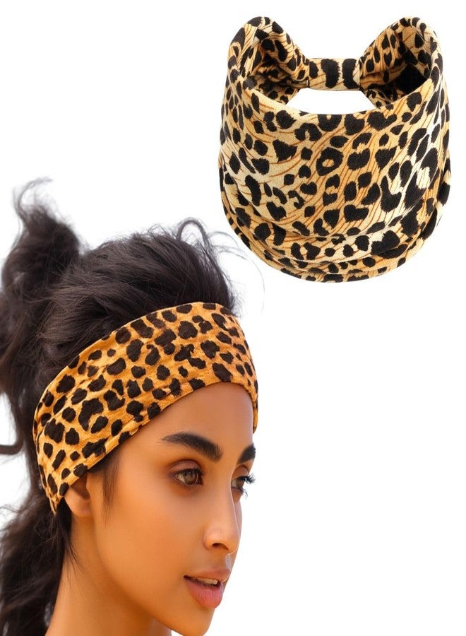 XFYT Leopard Print Hairband for Women | Super Soft Stylish Animal Fashion Hair Band Trendy for Workouts Gym Running and Sports (Leopard) - Image 5