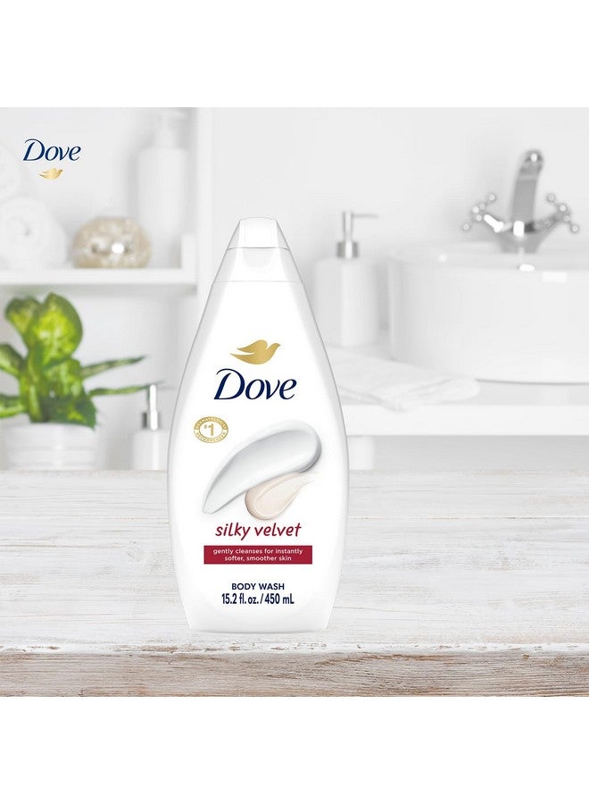 دوف غسول الجسم دوف، مخملي حريري، عبوتان - منظف مرطب فاخر لبشرة ناعمة وطرية، 15.22 أونصة - Image 5