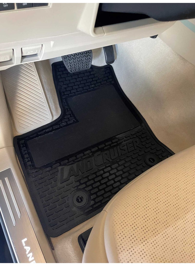  م م ذ ح م ش ﻦﻔﻳرد بطانات أرضية مطاطية داخلية لسيارة لاند كروزر سلسلة 300 - Image 2