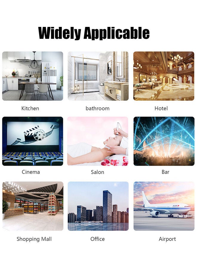 NIBEMINENT Electric Protein Shaker Bottle Blue/Pink 380ml - Image 3