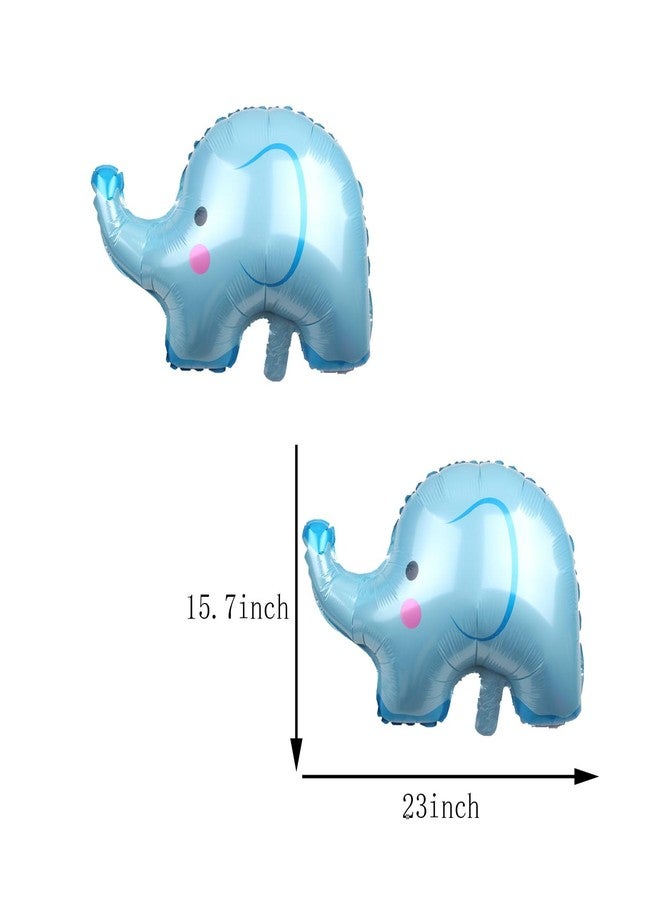 LYK 4PCS Elephant Aluminum Foil Balloons with for Kids Animals Themed Party Children Birthday Party Baby Shower Party Decorations - Image 3