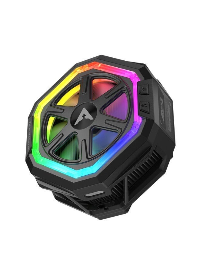 piva Phone Cooler PIVA b21 Magnetic Phone/Tablet Cooler – 23W Ultra-Cooling Gaming Fan with Magnetic Mount & Clip – Cooling Fan For Smartphones, Tablets, iPad & Steam Deck (Perfect for PUBG Mobile, COD & More) - Black color - Image 1