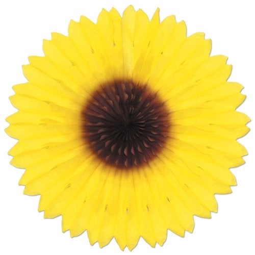 Beistle Sunflower Fan - Image 1