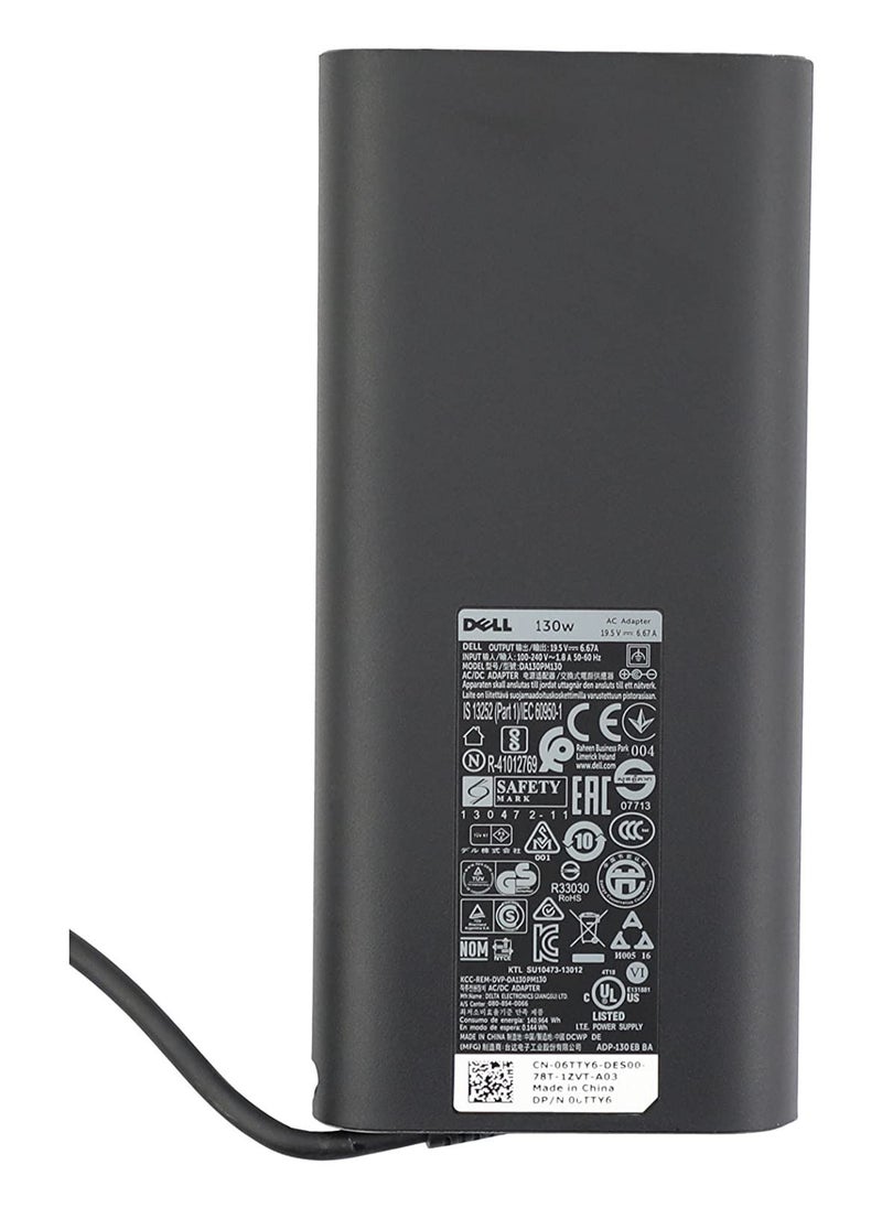 MNT - DELL Genuine Dell 130W Laptop Charger AC Adapter 332-1829 130W Dell Charger AC Power adapter for Precision M3800 M2800 XPS 15 9530 9550 Charger Inspiron 7347 7348 7459 4.5*3.0mm Dell Charger 130W AC A - Image 1