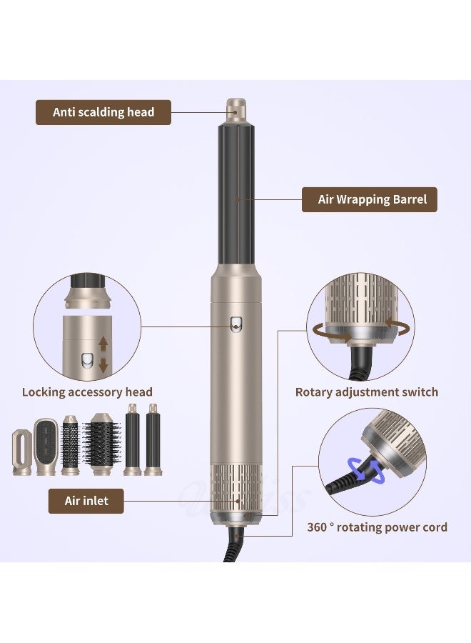 Beauenty Six-in-one noise-reducing styling hair dryer, air tube, hair curler, all-in-one hair dryer, straight hair dryer. - Image 2