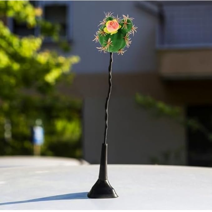 rayihni Car Antenna Roof Decoration Stylish Car Antenna Topper Accessories Cactus Shape for Auto Exterior Ornament - Image 3