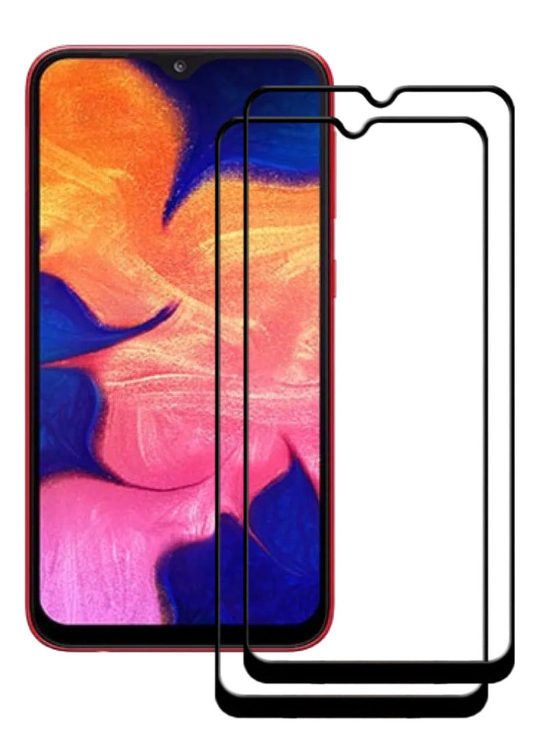 ACLIX 2 Pieces Antistatic ESD Dustproof Premium Quality High Definition Tempered Glass Screen Protector Designed For Samsung Galaxy A10 - Image 1