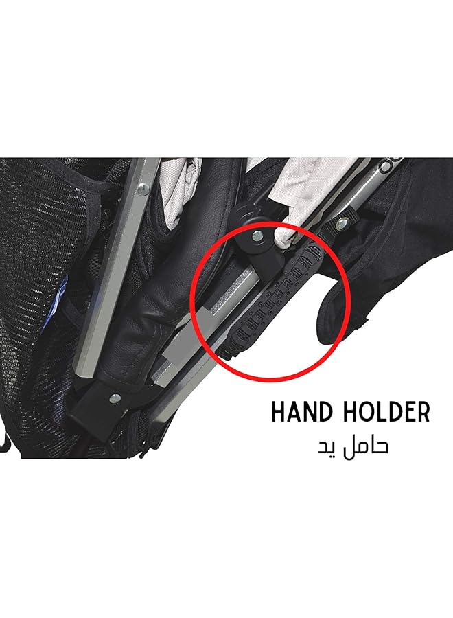 ماما لوف عربة أطفال قابلة للطي Dgl 88657 بيج - Image 2