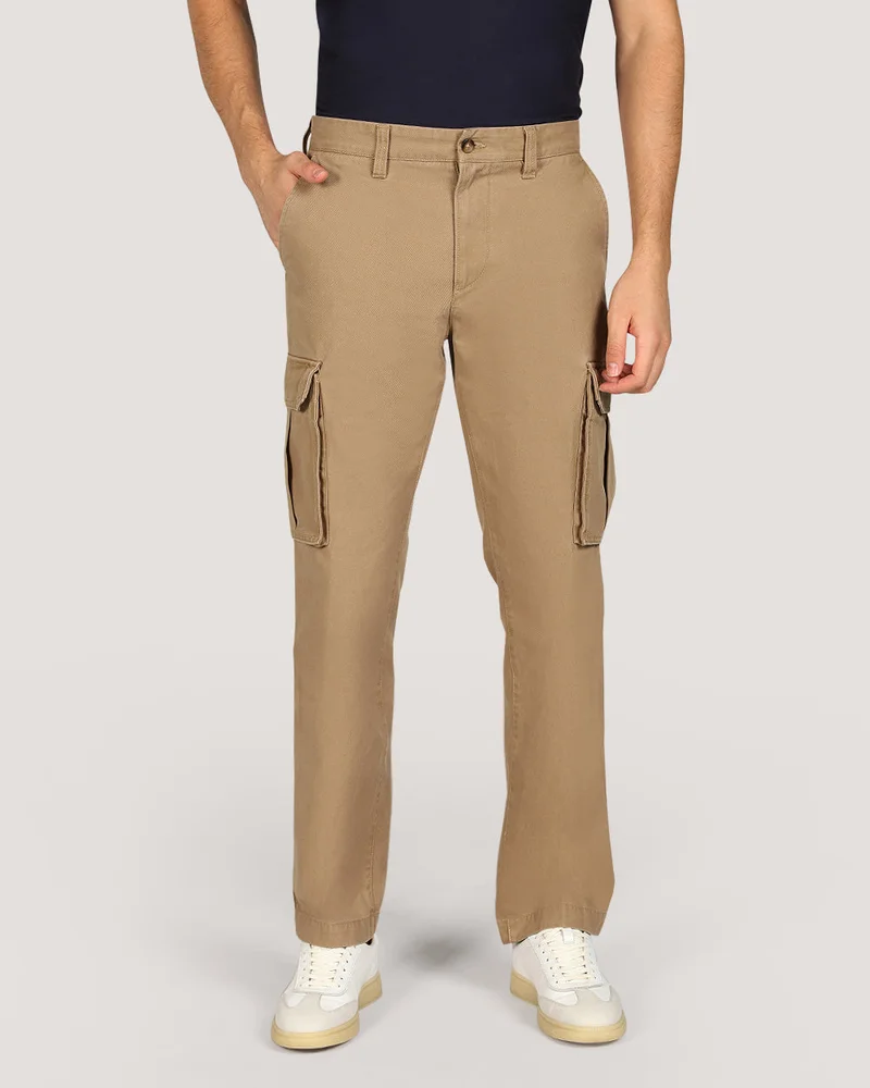 غانت Gant Regular Cotton Twill Cargo Pants For Men