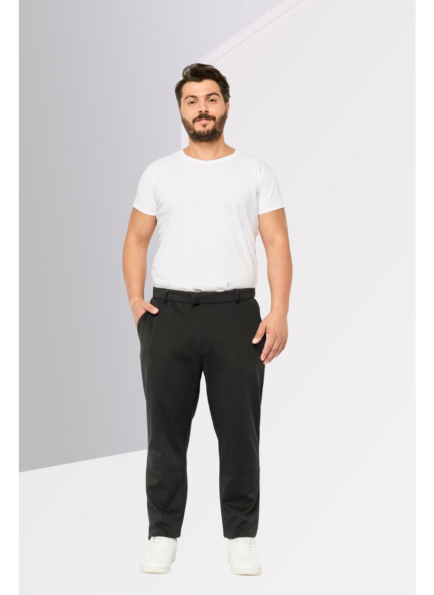 Scuderia Ferrari - Men Regular Fit Neoprene Brand Logo Pants, Black - Image 1
