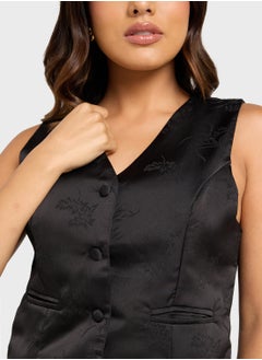ELLA Self Textured Vest  - Image 3