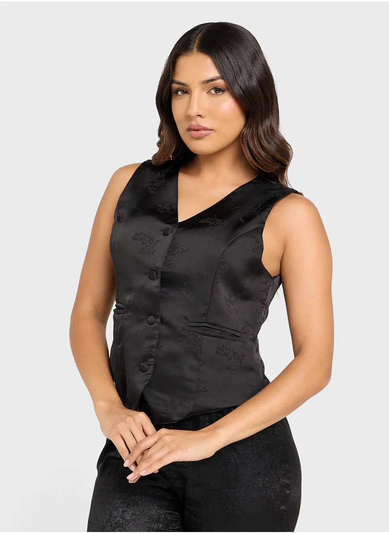 ايلا Self Textured Vest