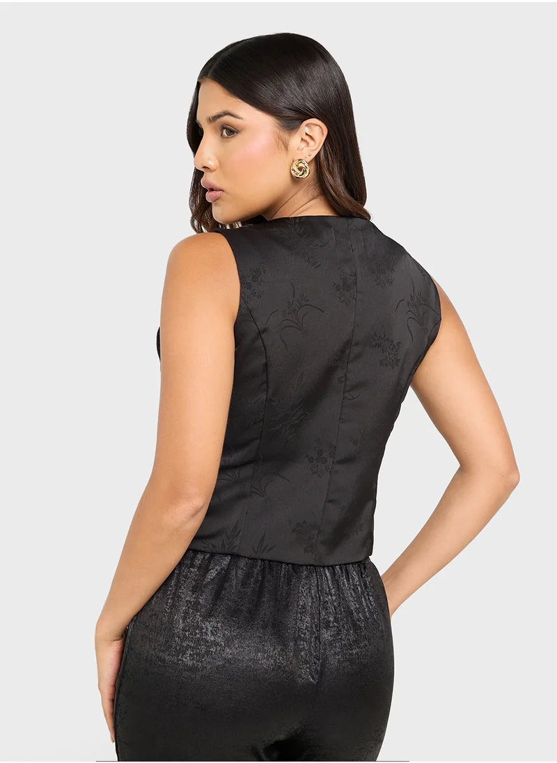 ايلا Self Textured Vest