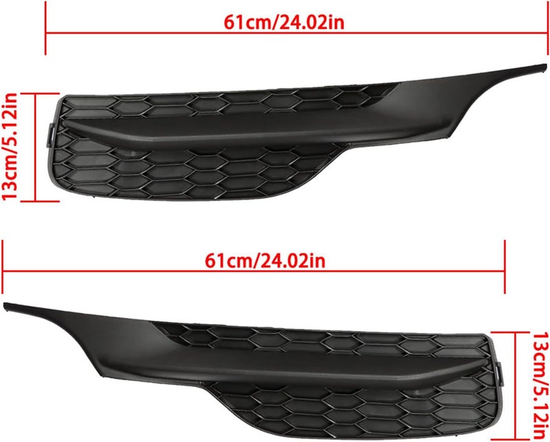 SEBLAFF Front Bumper Fog Light Cover for 2016-2017 Accord - Driver and Passenger Side - Image 2