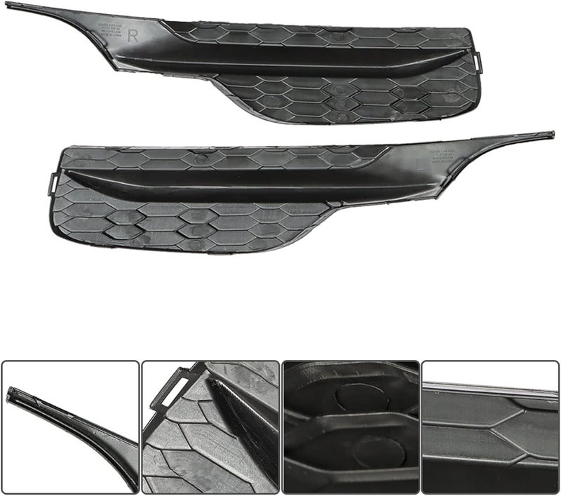 SEBLAFF Front Bumper Fog Light Cover for 2016-2017 Accord - Driver and Passenger Side - Image 4
