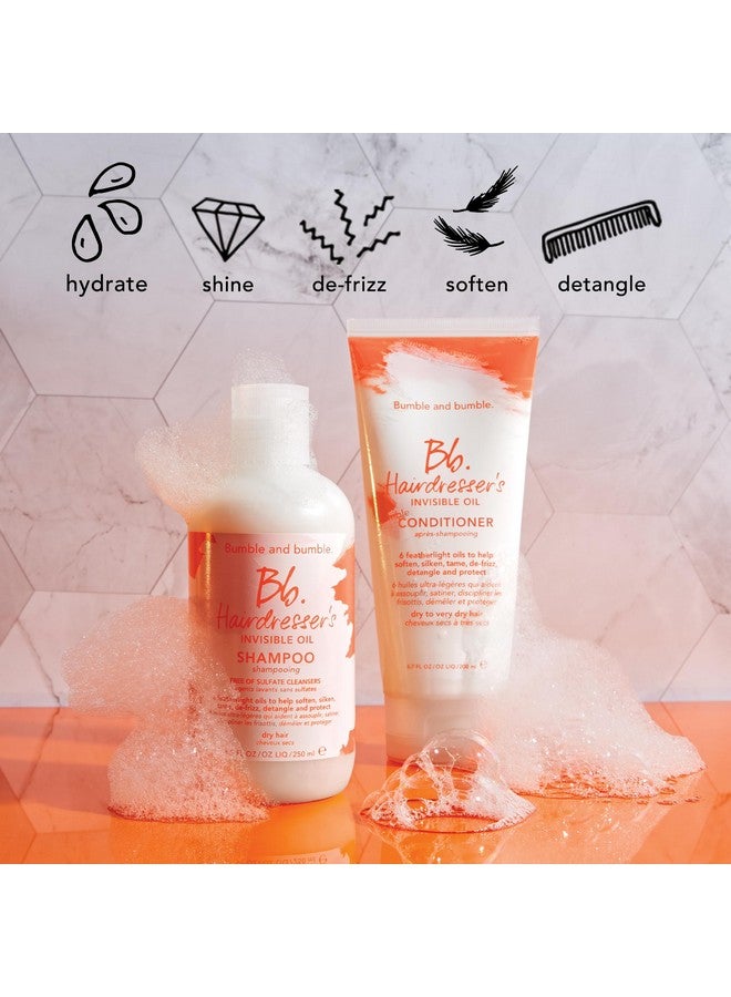 بامبل آند بامبل شامبو مرطب بالزيت غير المرئي من بامبل آند بامبل لتصفيف الشعر | مرطب، مضاد للتجعد، ناعم، آمن على اللون | مجعد، مموج، مستقيم | مع زيت الأرغان، زيت جوز الهند + زيت بذور العنب، 8.5 أونصة سائلة. - Image 5