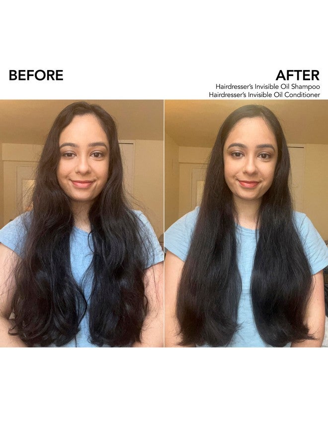 بامبل آند بامبل شامبو مرطب بالزيت غير المرئي من بامبل آند بامبل لتصفيف الشعر | مرطب، مضاد للتجعد، ناعم، آمن على اللون | مجعد، مموج، مستقيم | مع زيت الأرغان، زيت جوز الهند + زيت بذور العنب، 8.5 أونصة سائلة. - Image 2