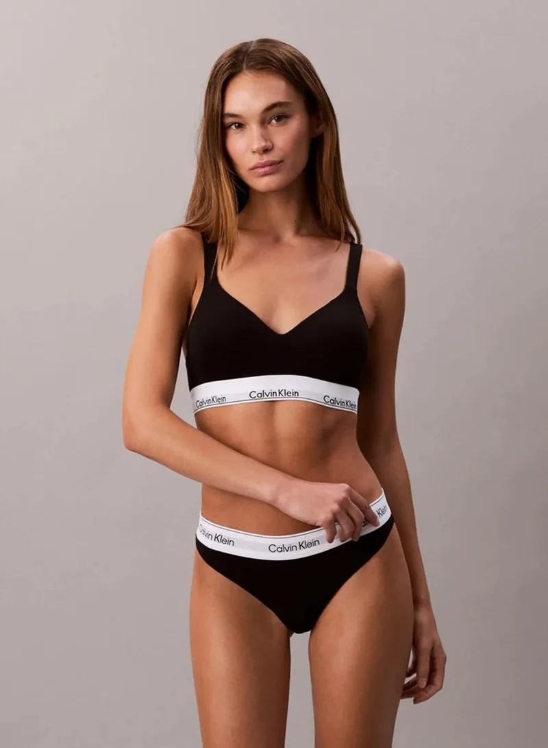 Calvin Klein Black Lift Bralette - Icon Cotton Modal for Women | Best Price UAE