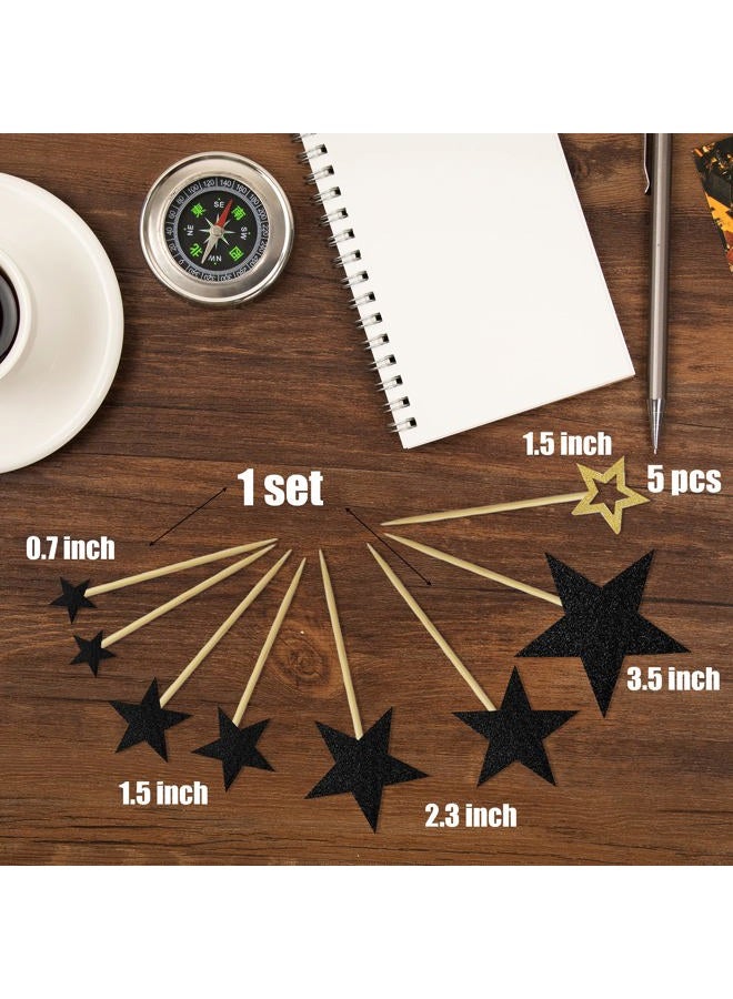 BANBALLON 24PCS Guitar Cake Toppers Music Note Birthday Cake Toppers 1:12 Guitar Model Decorations For Musician Party Birthday party Rock Theme Party - Image 3