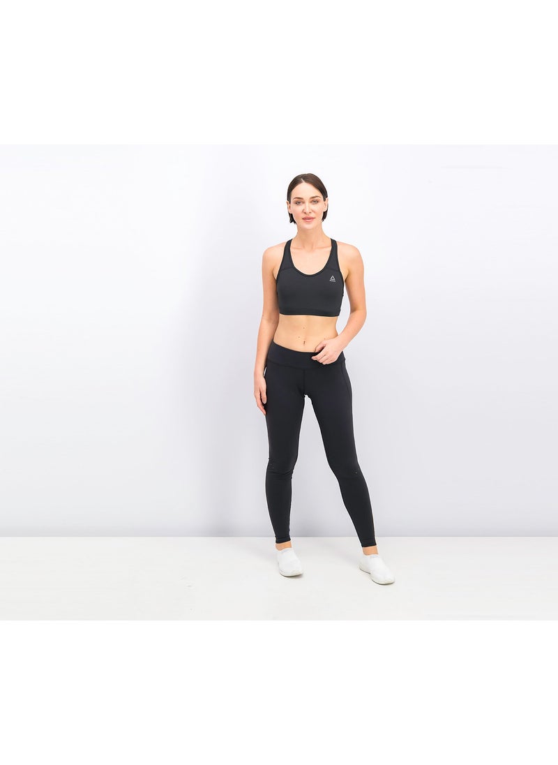 Reebok Women Racerback Sportsbra, Black  - Image 3