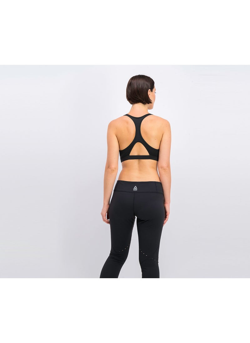 Reebok Women Racerback Sportsbra, Black  - Image 4