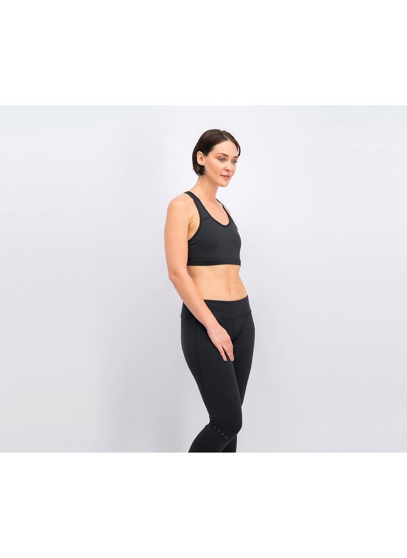 Reebok Women Racerback Sportsbra, Black  - Image 2