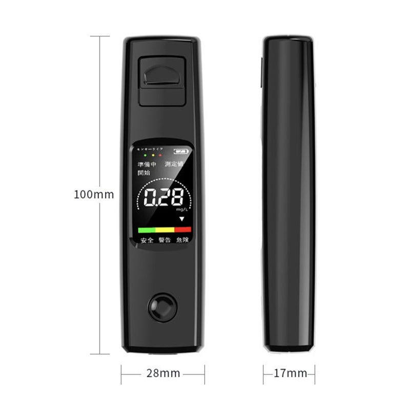 Alcohol Tester Portable Touchless Detector Traffic Alcohol Tester Car High Accuracy Measuring Instrument - Image 2