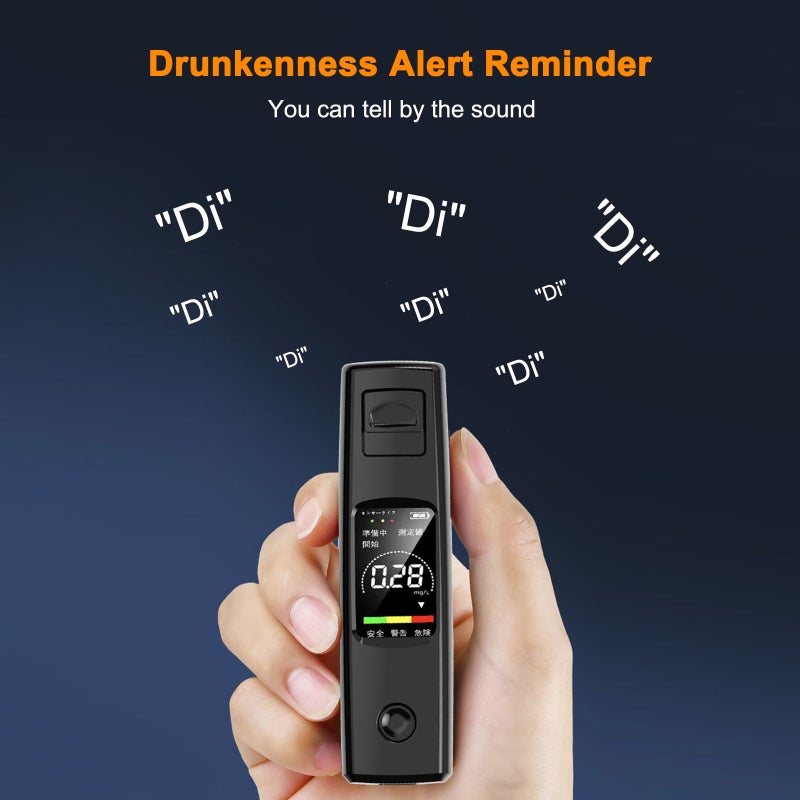 Alcohol Tester Portable Touchless Detector Traffic Alcohol Tester Car High Accuracy Measuring Instrument - Image 3