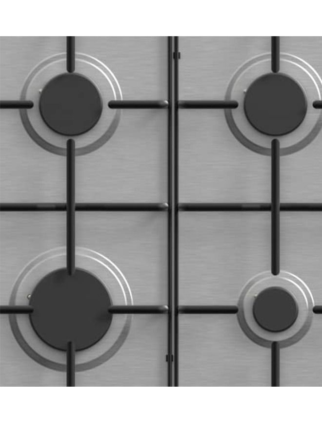 Baeckerhaft 60 cm Built in gas hob with 4 Burners, Sides Controls, enamel pan support, made in Turkey. - Image 3