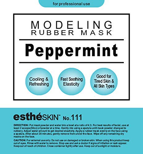 estheSKIN No.111 Peppermint (Cooling) Modeling Mask Powder for Professional Facial Treatment, 35 Oz. (1 pack) - Image 2