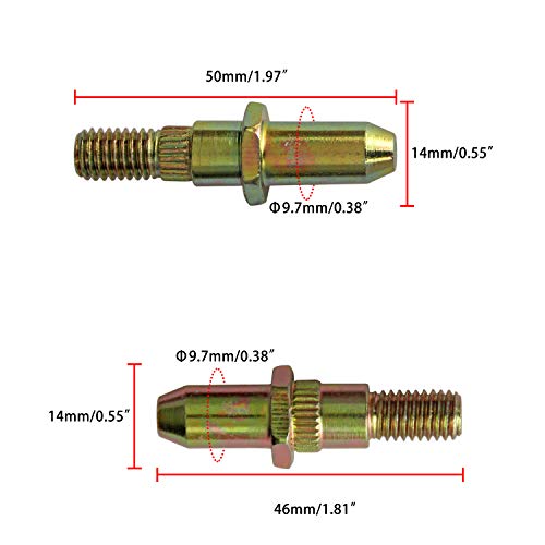 LEDAUT Door Hinge Pin and Bushing Repair Kits for 1999-up GMC Sierra Silverado Chevy Truck SUV - Image 2