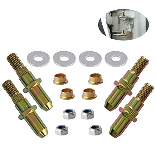 LEDAUT Door Hinge Pin and Bushing Repair Kits for 1999-up GMC Sierra Silverado Chevy Truck SUV - Image 4
